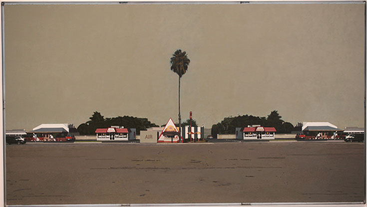 John E Franz&eacute;ns m&aring;lning Dead Woman in Anaheim.