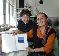 Karin Norén, Enjoy Scandinavian Art, tillsammans med konstnären Maria Hillfon.