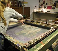 Catarina Kusoffsky i arbete.