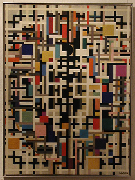 I Galileis v&auml;rld/ In the world of Galilei Tempera made by C. G&ouml;ran Karlsson