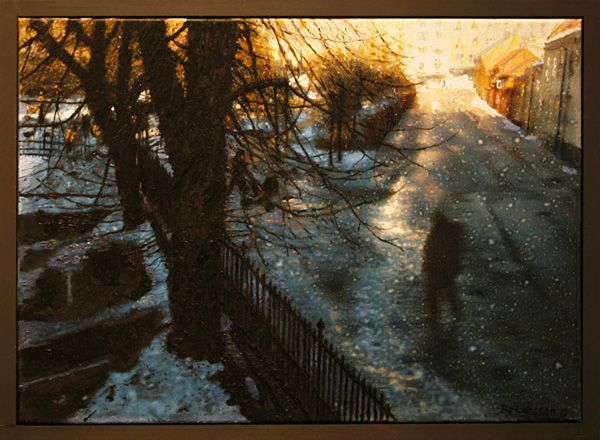 Bo Larssons m&aring;lning P&aring; v&auml;g hem.