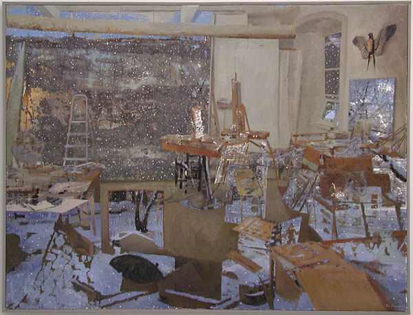 Bo Larsson -mixed technic on canvas.