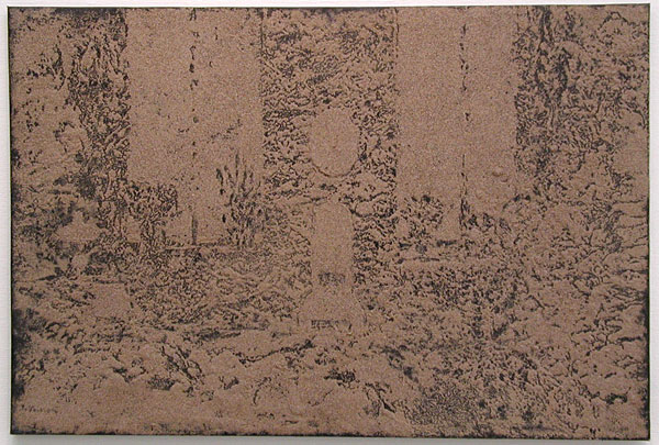 Bo Larsson - sand and acrylic.