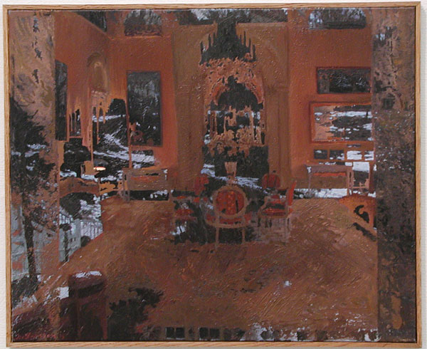 Bo Larsson - mixed technic on canvas.