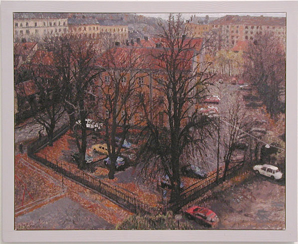 Bo Larsson - mixed technic on canvas.