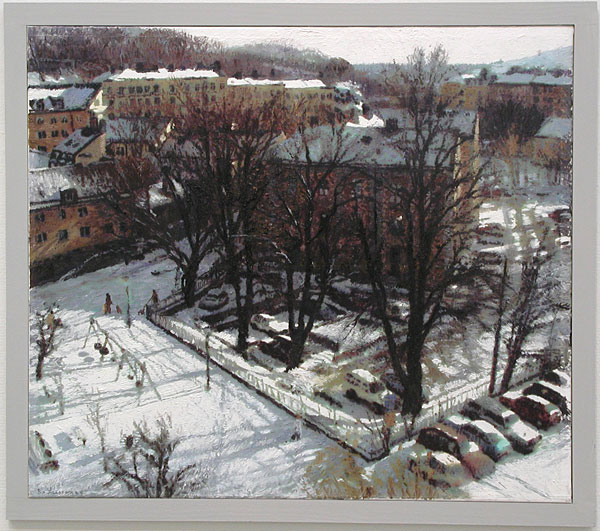 Bo Larsson - mixed technic on canvas.