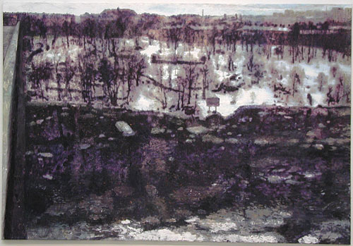 Bo Larsson - mixed technic on canvas.