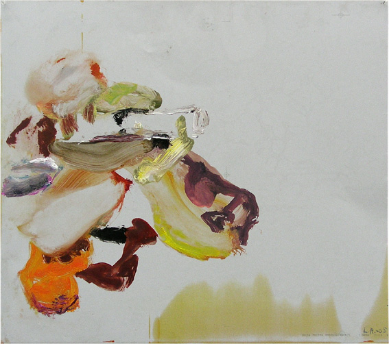 Lotti Ringstr&ouml;m october 8, 2005, oil on aluminium. Photo: Mats &Aring; Eriksson 