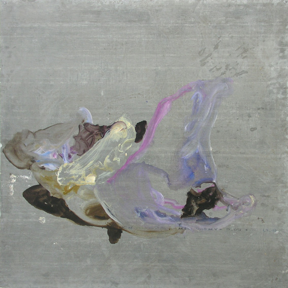 Lotti Ringstr�m November 18, oil on zinc. Photo: Mats � Eriksson