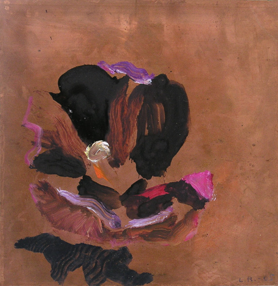 Lotti Ringstr�m, September 3, 2005, oil on copper. Photo: Mats � Eriksson