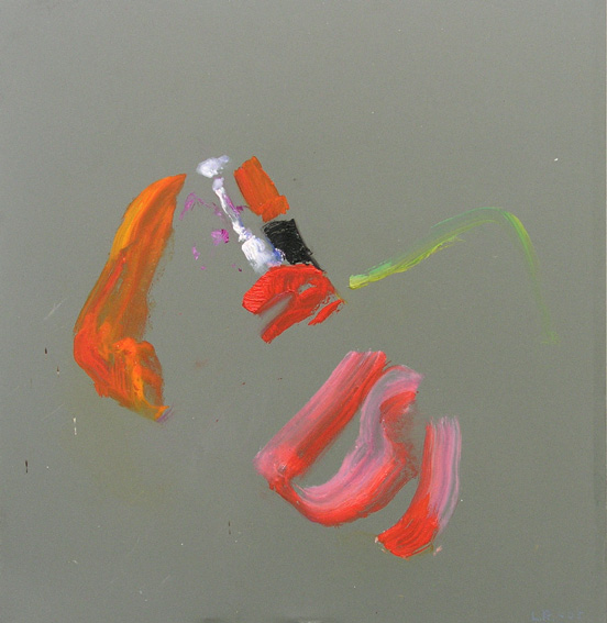 Lotti Ringstr�m, April 27, 2005, oil on aluminium. Photo: Mats � Eriksson