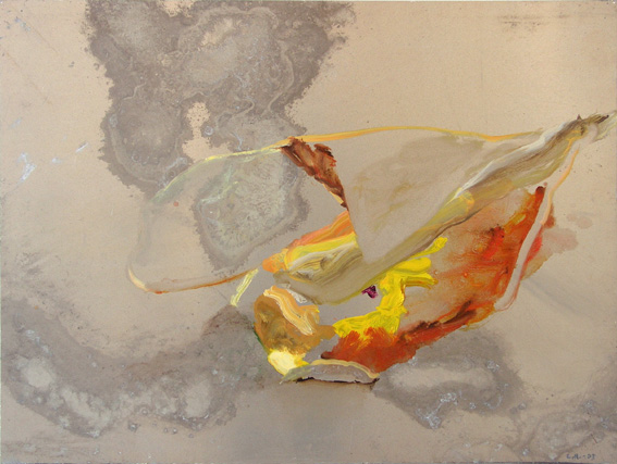 Lotti Ringstr�m, October 20, 2003 oil on aluminium. Photo: Mats � Eriksson