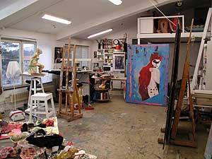 Click on the painting Bat Woman for an enlarged version.