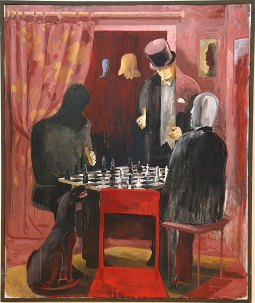 Ulf Gripenholms m&aring;lning Benonis f&ouml;rsvar.