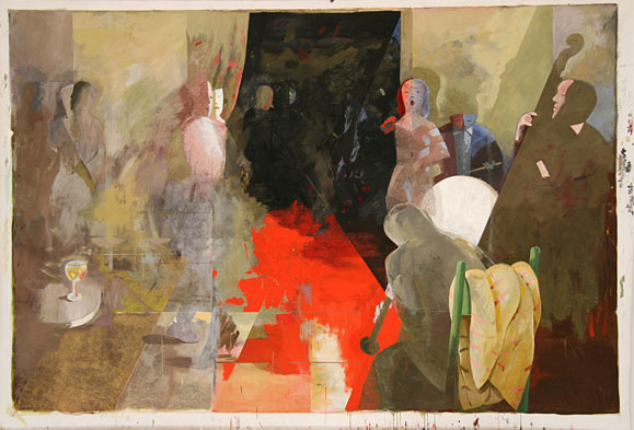 M&aring;lning Sista dansen av Ulf Gripenholm.