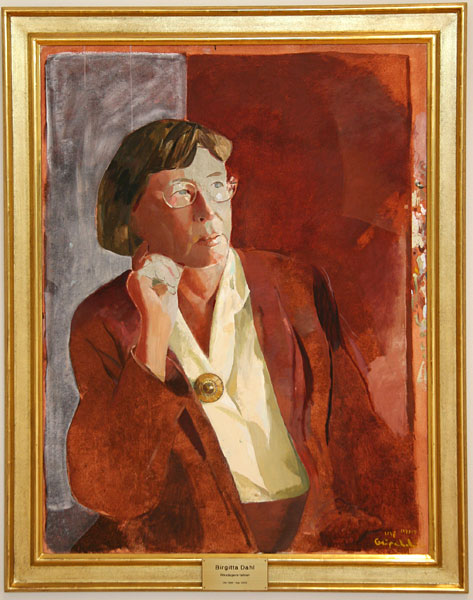 Ulf Gripenholms portr&auml;tt av Birgitta Dahl.