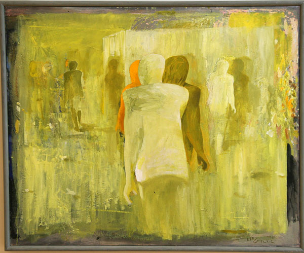 Ulf Gripenholms m&aring;lning Vandrare.