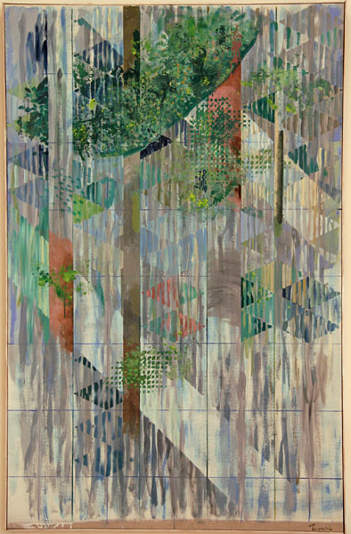 M&aring;lning "Skogen morgonen"