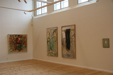Ulf Gripenholms målningar på Eskilstuna konstmuseum.