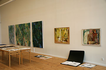 Ulf Gripenholms målningar på Eskilstuna konstmuseum.