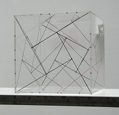Cajsa Holmstrand Plexiglaskub / Plastic Cube
