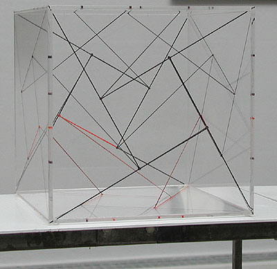 Cajsa Holmstrand Plexiglaskub / Plastic Cube