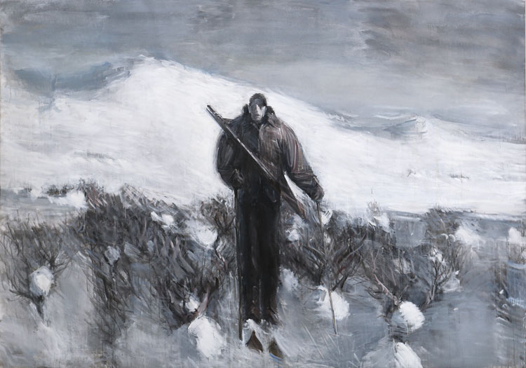 Alvar Janssons målning Ripjägaren.