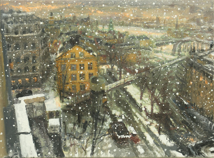 M&aring;lningen Yrsn&ouml; av Bo Larsson.