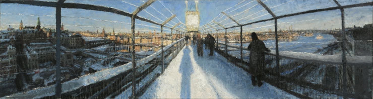 M&aring;lningen Hissen, januari 2016 I av Bo Larsson.