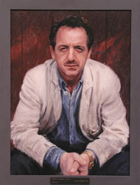 Porträtt av Ernst Brunner. Ernst har skrivit förordet i katalogen till utställningen.