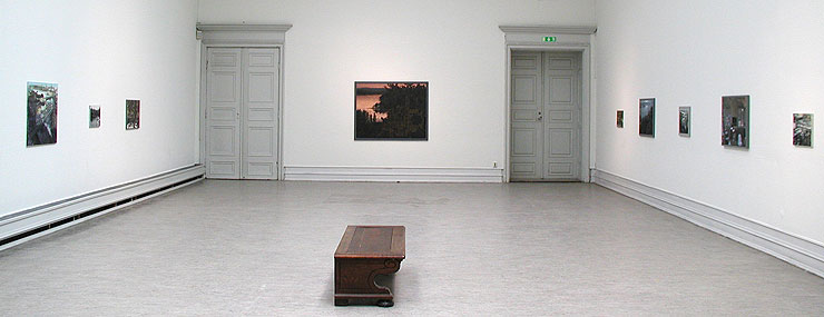 Bo Larssons utställning i Konstakademiens östra sal.