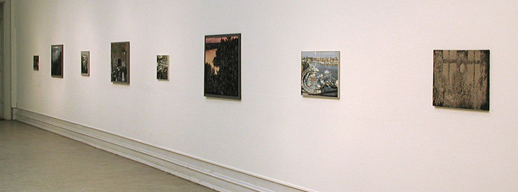 Målningar av Bo Larsson - Konstakademiens östra sal