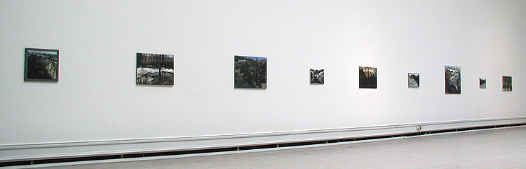 Konstakademiens östra sal - Bo Larssons målningar