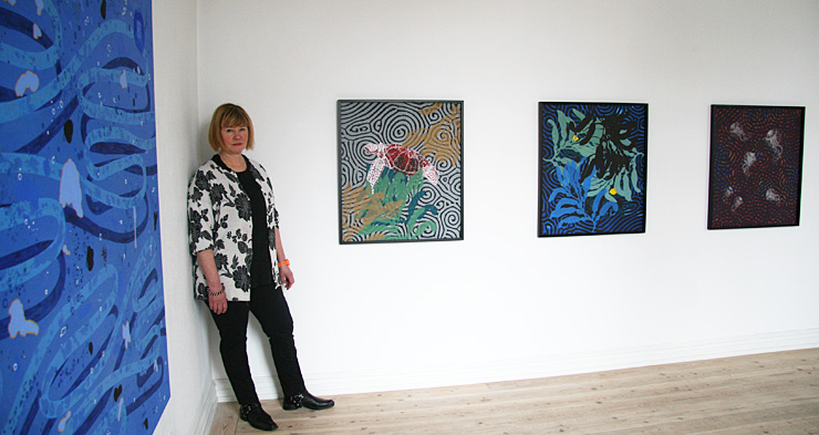 Ann Makander ställer ut i Enköpings konsthall.