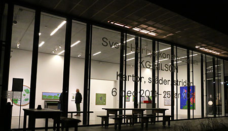 KG Nilson ställer ut på Sven-Harrys konstmuseum december 2014 - januari 2015.