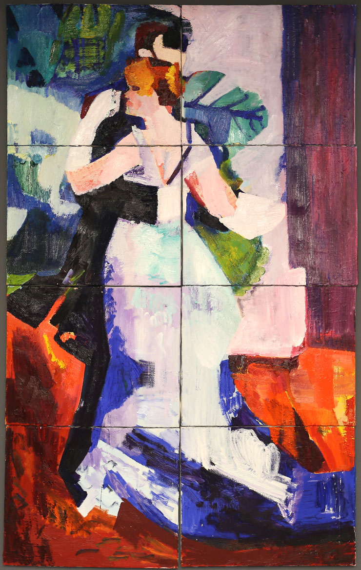 M&aring;lningen Dansen av Cecilia Sikstr&ouml;m.