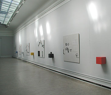 Målningar av Kjell Strandqvist på Konstakademien i Stockholm.  Klicka på målningarna för att se dem i förstoring.