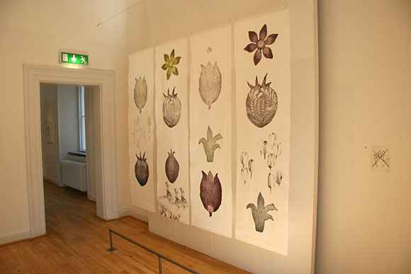 Catharina Warmes grafiska verk Grafika Flora II, 1-4