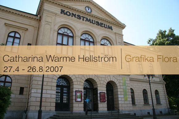 Catharina Warme ställer ut grafik på Västerås konstmuseum sommaren 2007