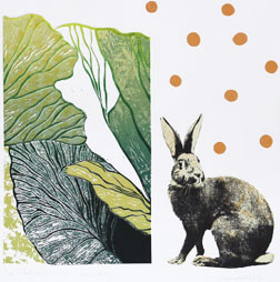 Högtryck/Serigrafi Harens dröm av Catharina Warme Hellström