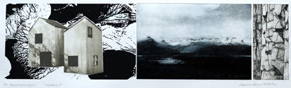 Fp-gravyr/Serigrafi Islandica 2 av Catharina Warme Hellström.