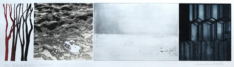 Fp-gravyr/Serigrafi Islandica 3 av Catharina Warme Hellström